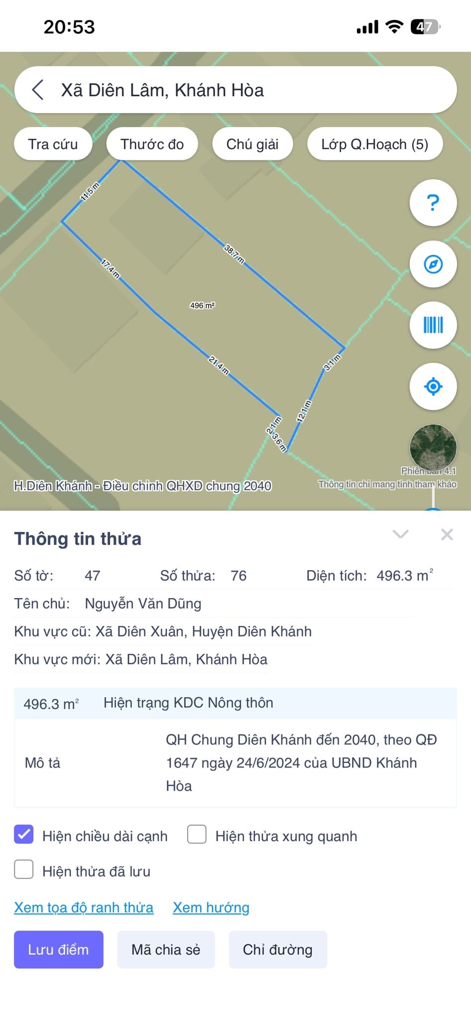 DLA11 BÁN ĐẤT ĐƯỜNG OTO XÃ DIÊN XUÂN CŨ - DIÊN LÂM